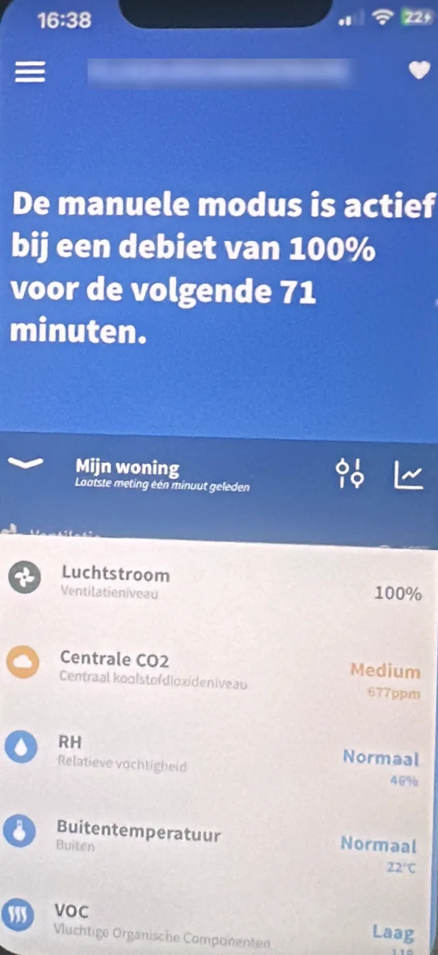 Renson Flux+ app met live luchtkwaliteit